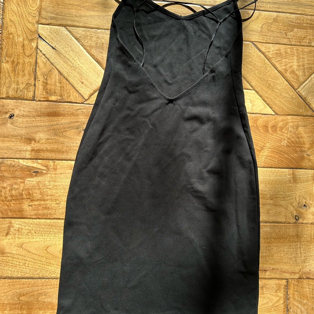 NWT French Connection Small Black Backless Dress